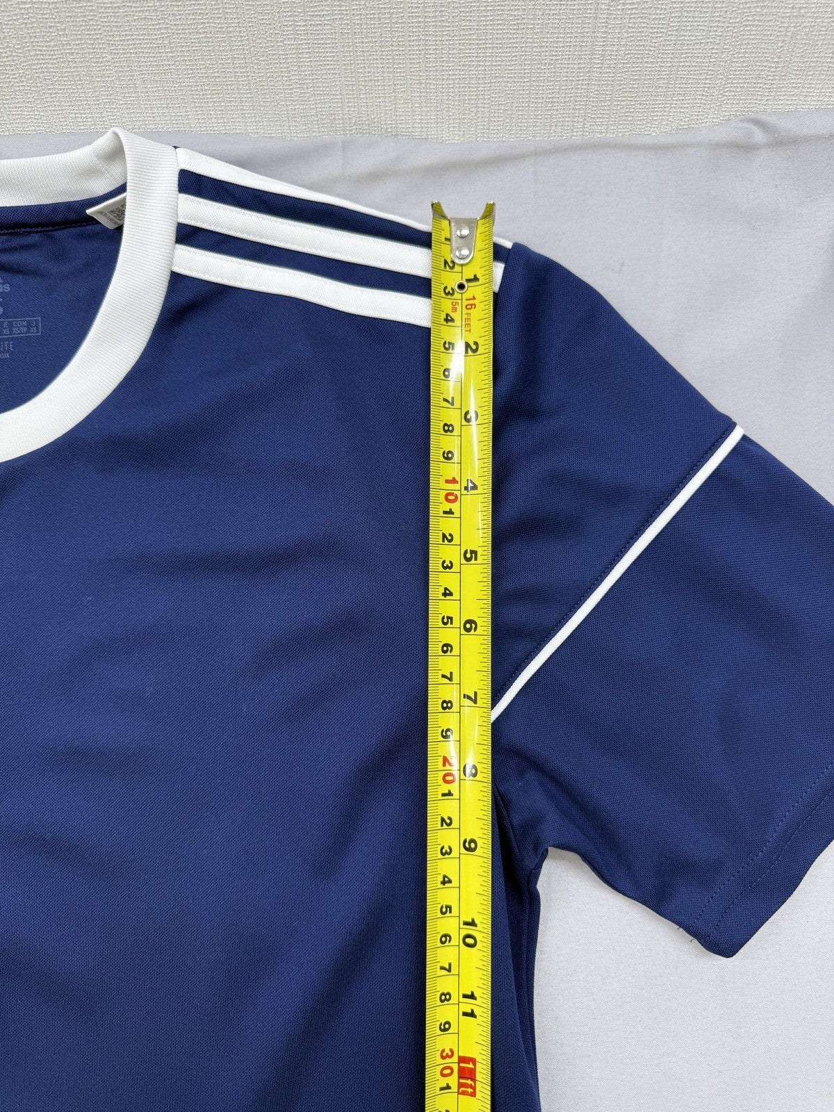 Adidas Men's Navy XS Short Sleeve Jersey Crewneck Climalite
