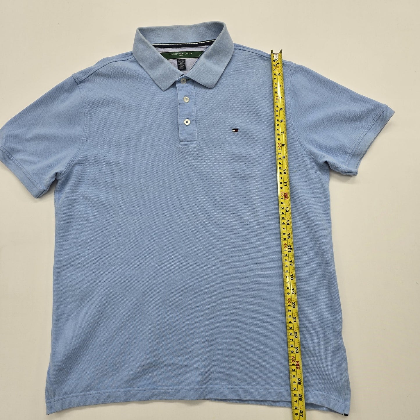 Tommy Hilfiger Men's Powder Blue Golf Polo Size XL Regular Cotton