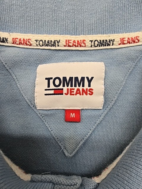 Tommy Jeans Men Blue Polo Shirt size M product image 4