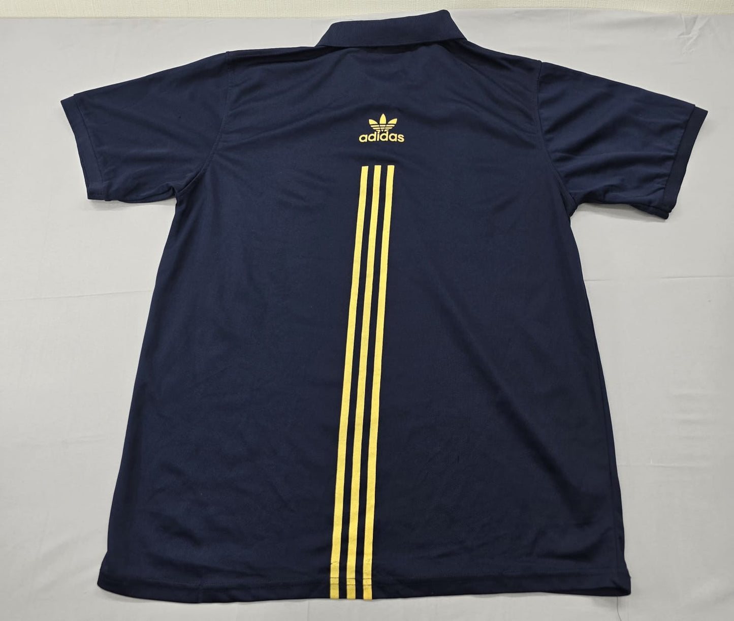 Adidas Men's Navy Polo Shirt XL Short Sleeve Button-Down