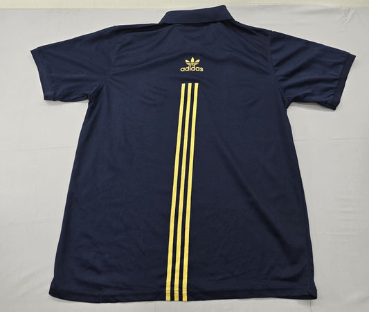 Adidas Men's Navy Polo Shirt – Size XL, Short Sleeve