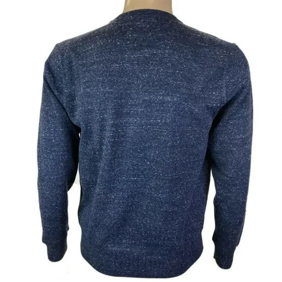 Polo Ralph Lauren Mens Crewneck Sweater Blue Speckled Knit Size M