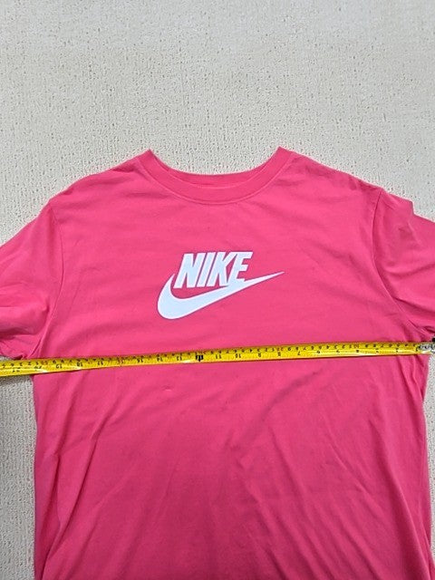 Nike Pink XL T-Shirt Short Sleeve Crewneck Cotton Loose Fit