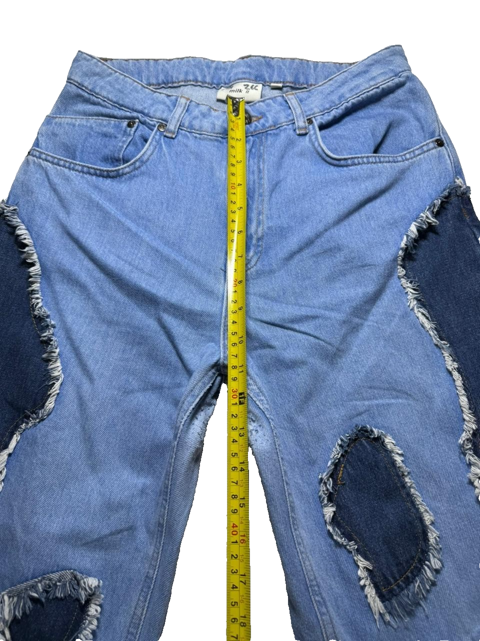 Milk It Women's Navy And Blue Jeans | Size: 28