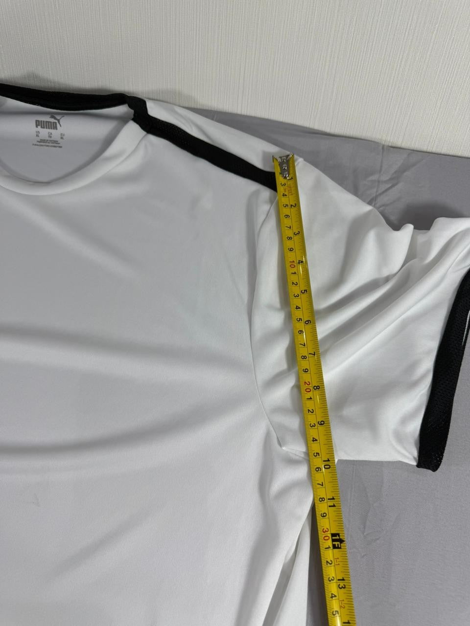 Puma Men's XL White Training Sports T-Shirt DryCell Athletic Tee