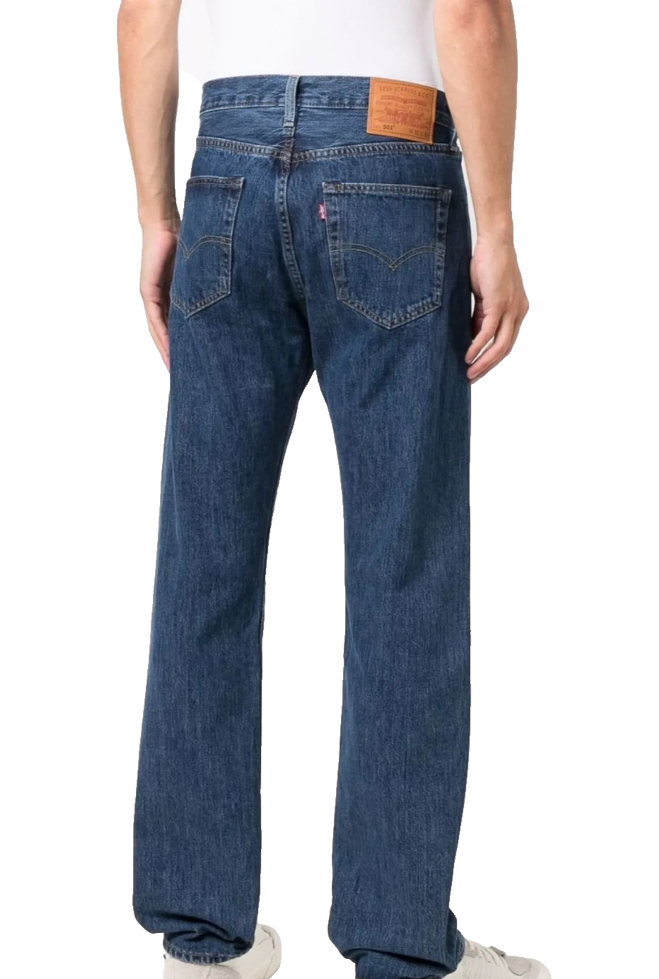 Levi Strauss & Co Men'S Vintage Blue Denim Jeans - Straight Leg, Size 38