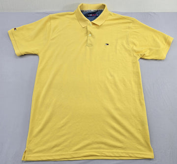 Tommy Hilfiger Men's Yellow Polo Shirt XXL Short Sleeve Cotton