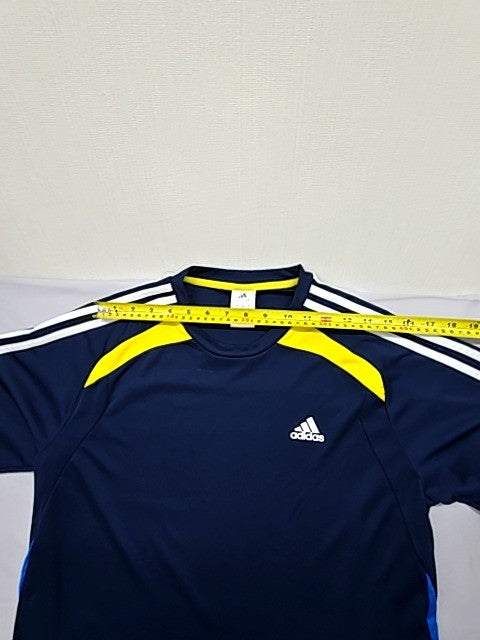 Adidas Men's M Team Navy Soccer Jersey AEROREADY Slim Fit