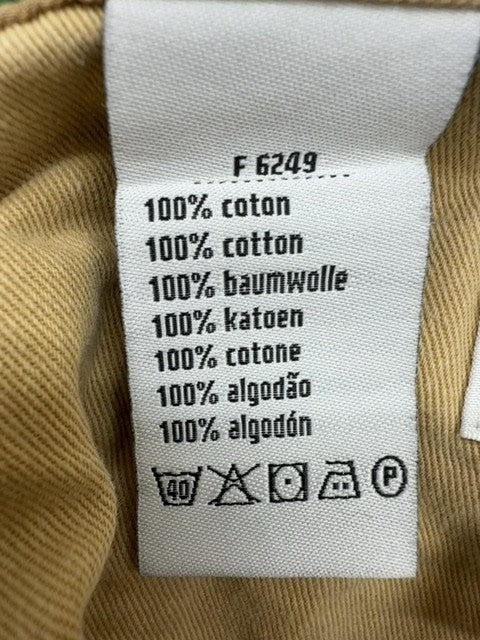 Lacoste Men's Beige Chino Pants Size 34 Regular Fit Twill