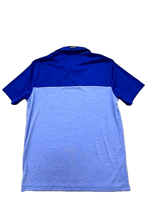 Puma Blue Golf Polo Shirt Men XL Short Sleeve Color Block