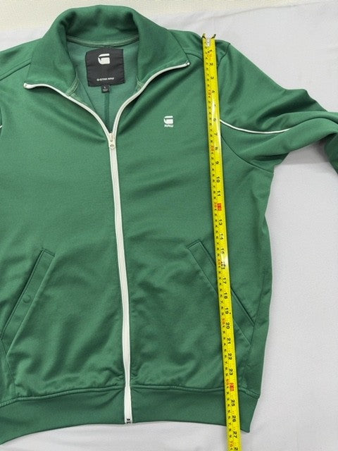 G-Star RAW Lanc Slim Tracktop Green Full Zip Men's L