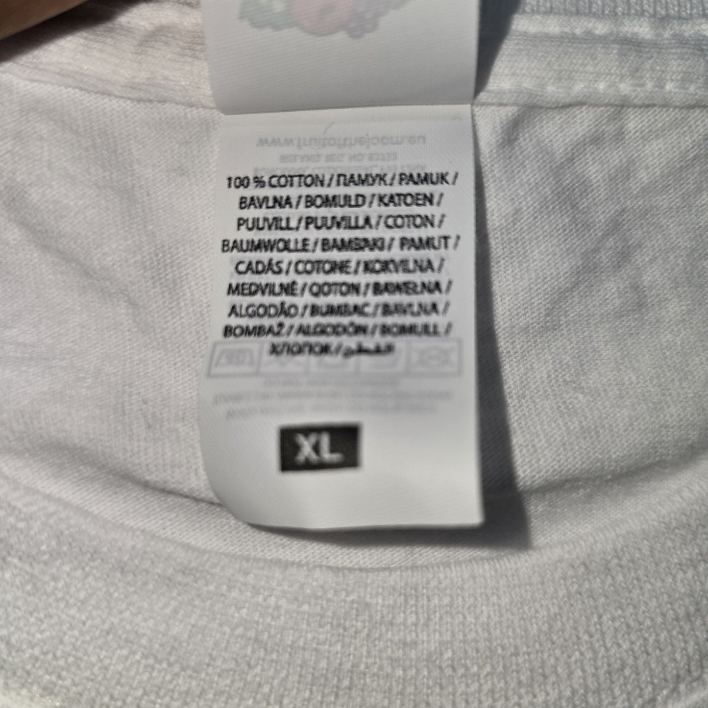 Fruit of the Loom Unisex White T-Shirt size XL product image 4