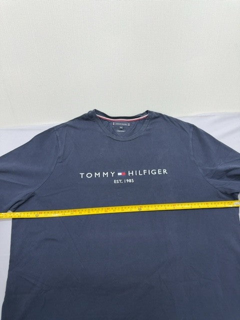 Tommy Hilfiger Men's Navy Organic Cotton T-Shirt 3XLT Crew Neck