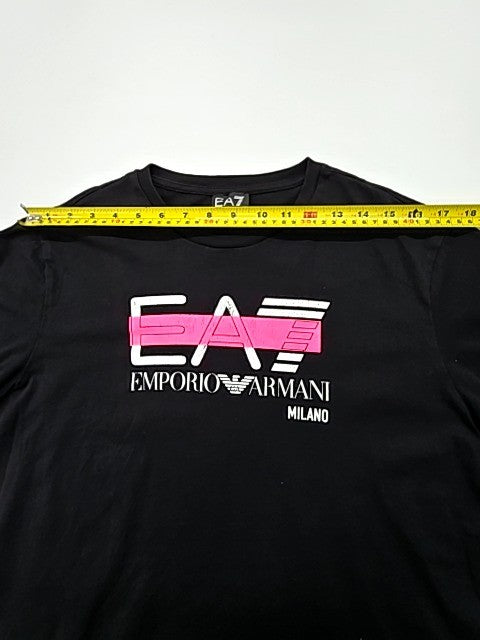 EA7 Men Black T-Shirt size XL product image 5