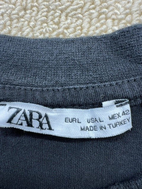 Zara Women Black T-Shirt size M product image 4