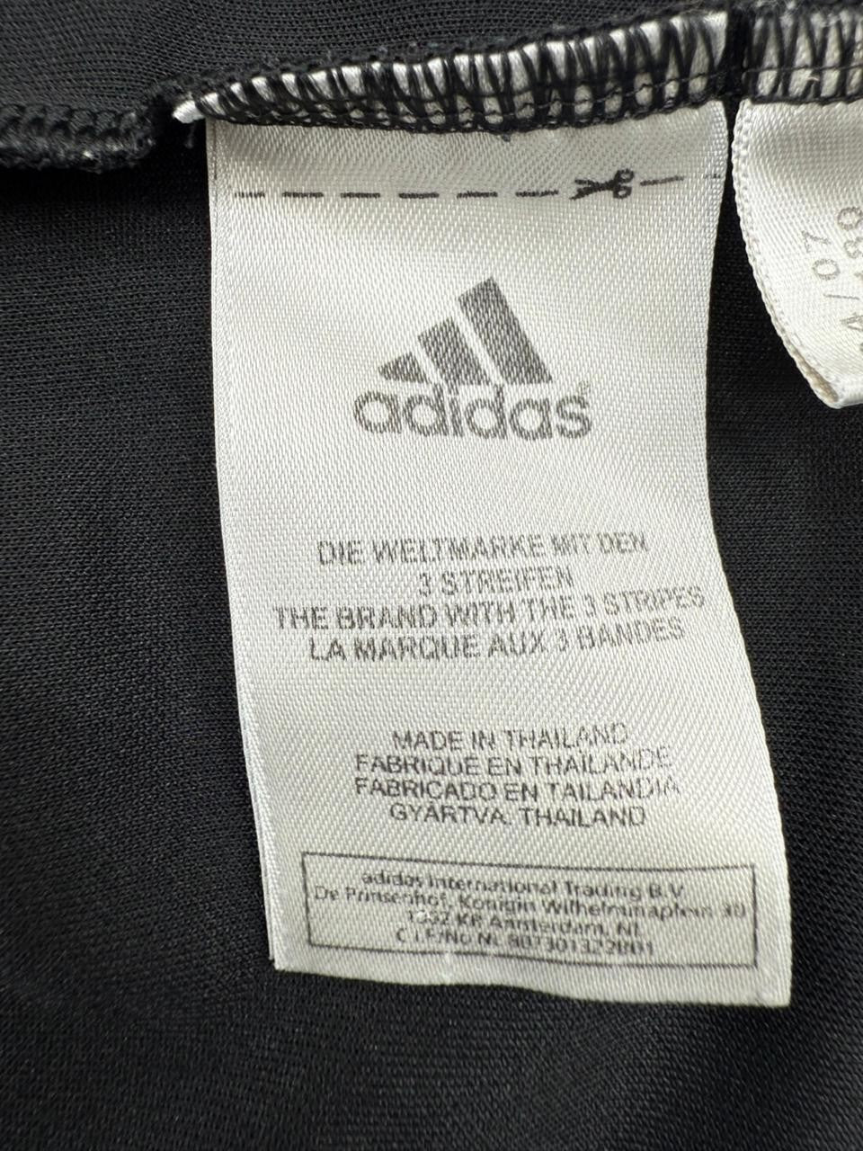 Adidas Men's Black 3 Stripes Short Sleeve T-Shirt Size M