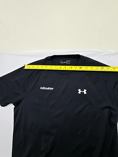 Under Armour Men's Black HeatGear Graphic T-Shirt Size M Crew Neck