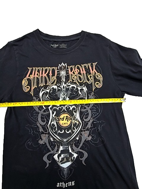 Hard Rock Cafe Unisex Black Long Sleeve T-Shirt Size S 100% Cotton
