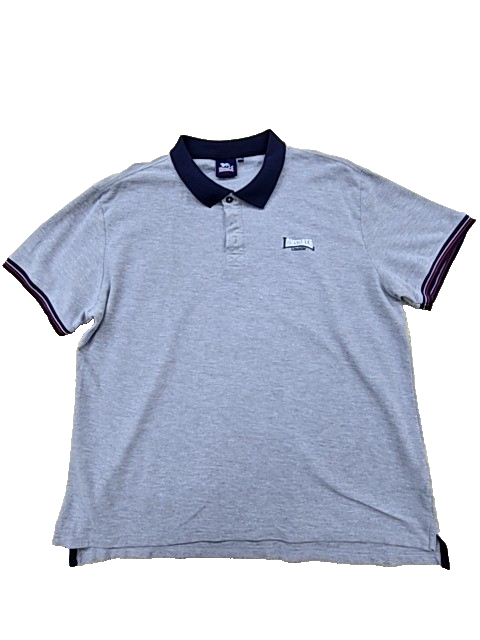 Lonsdale Men's XXL Light Blue Cotton Polo Shirt Short Sleeve