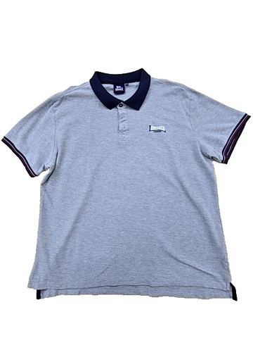 Lonsdale Men's XXL Light Blue Cotton Polo Shirt Short Sleeve