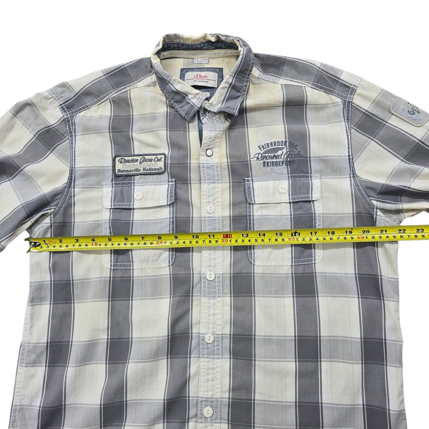 s.Oliver Men White Shirt size L product image 6