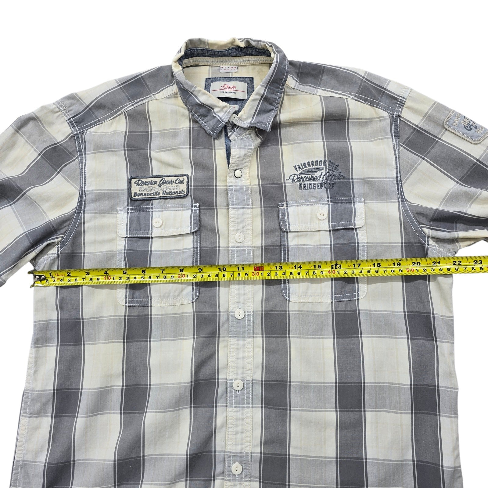 s.Oliver Men White Shirt size L product image 6