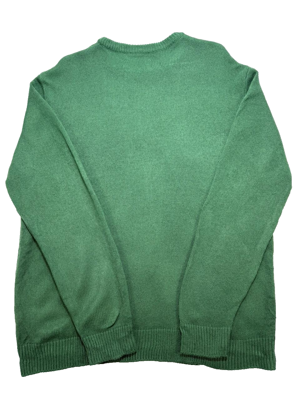 Original Mo Casual Wear Christmas Sweater Green Long Sleeve Pullover Size 2Xl