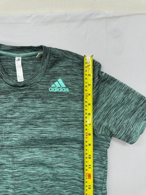 Adidas Men's Green Short Sleeve Crewneck T-Shirt Size S
