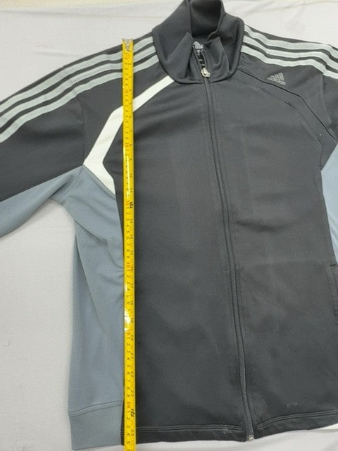 Adidas Men's Black Z.N.E. Full-Zip Hooded Track Jacket L