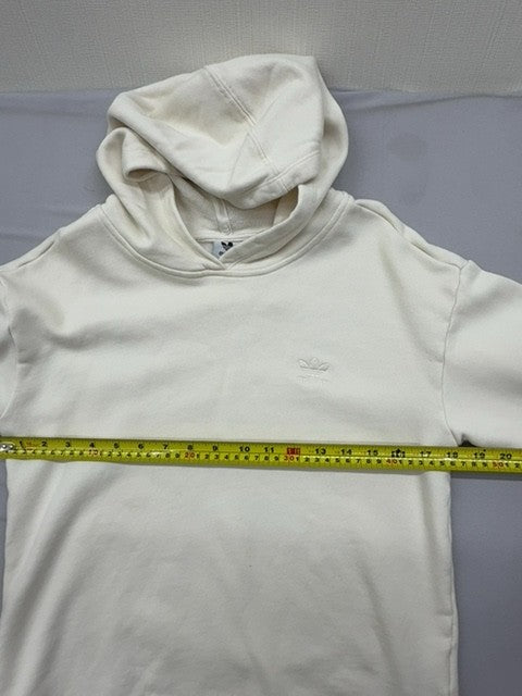 Adidas Unisex End Plastic Waste White Pullover Hoodie Size L