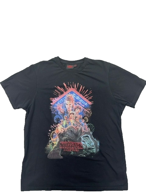 Netflix Men Black T-Shirt size L product image 1