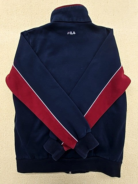 Fila Vintage 90s Retro Track Jacket XXL Navy/Burgundy Full Zip