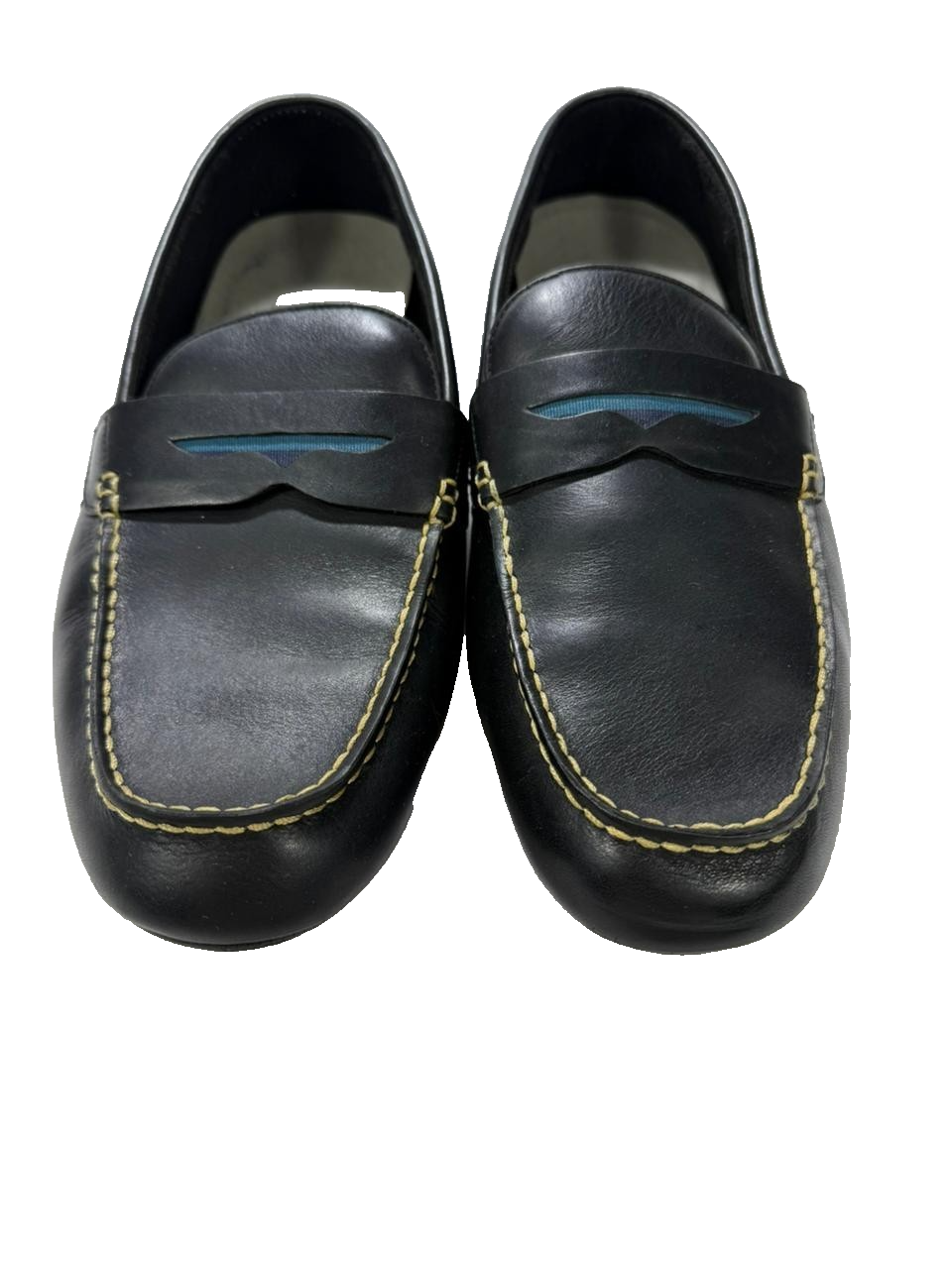 Paul Smith Jeans black leather loafers | MEN | SIZE: 12