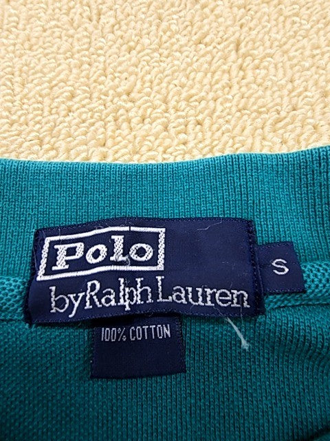 Polo Ralph Lauren Turquoise Polo Shirt S Short Sleeve Cotton