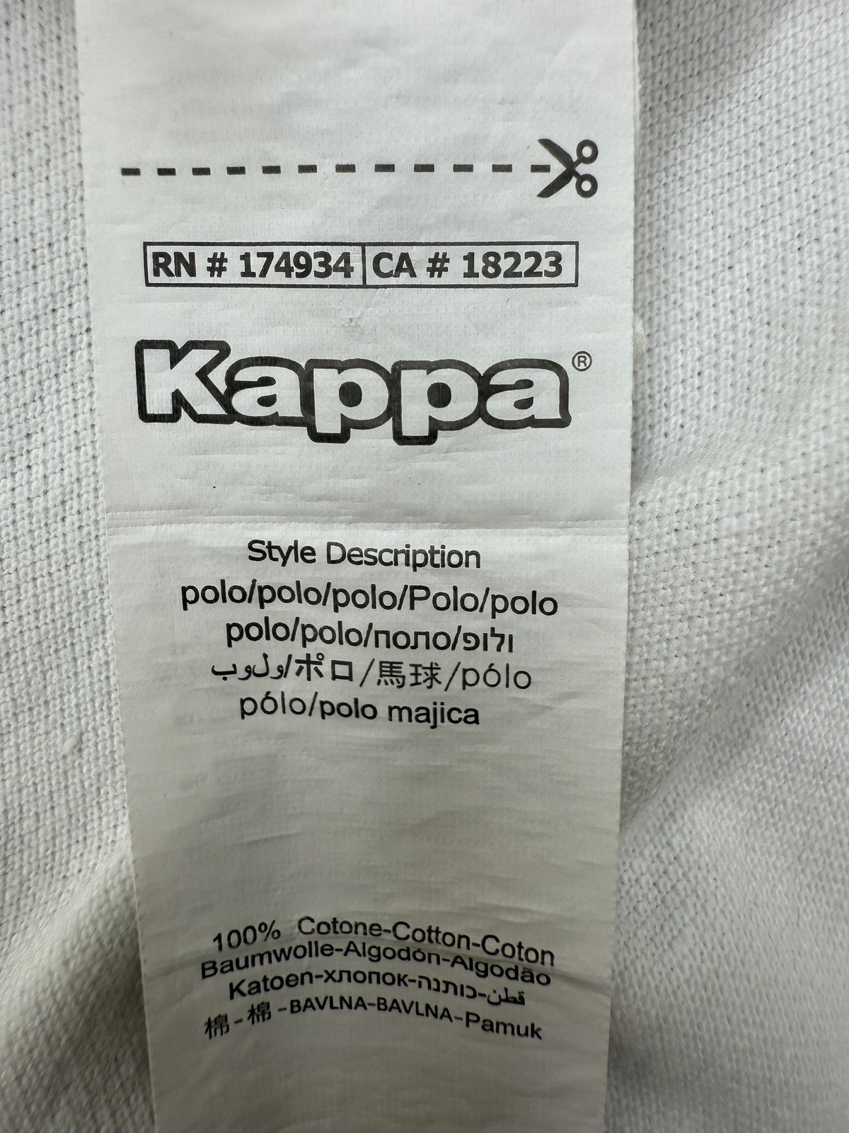 Kappa Men White Polo Shirt product image 5