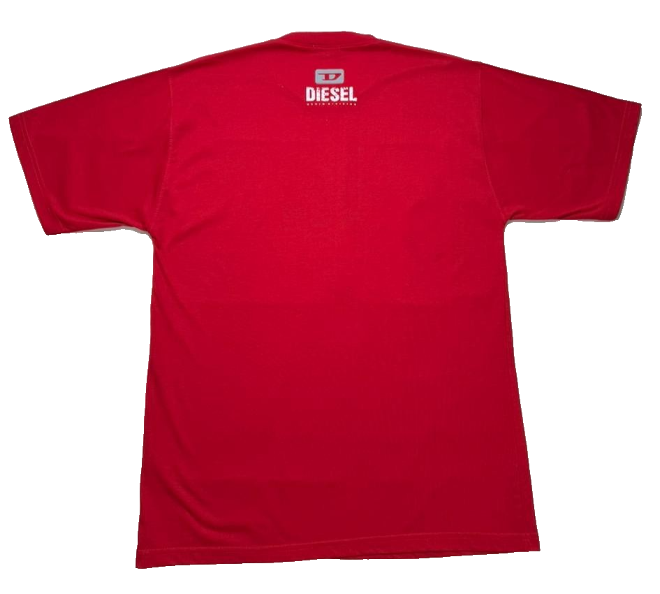 Diesel Men's Short Sleeve T-Shirt | Size:XL| Red Color
