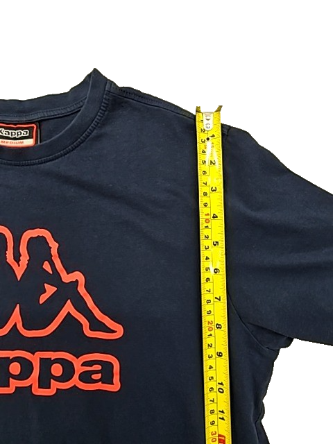 Kappa Men's Navy Short Sleeve Crewneck T-Shirt Size M 100% Cotton