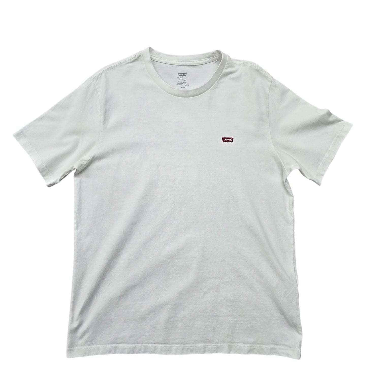 Levi's Men's White Chest Logo T-Shirt Size M