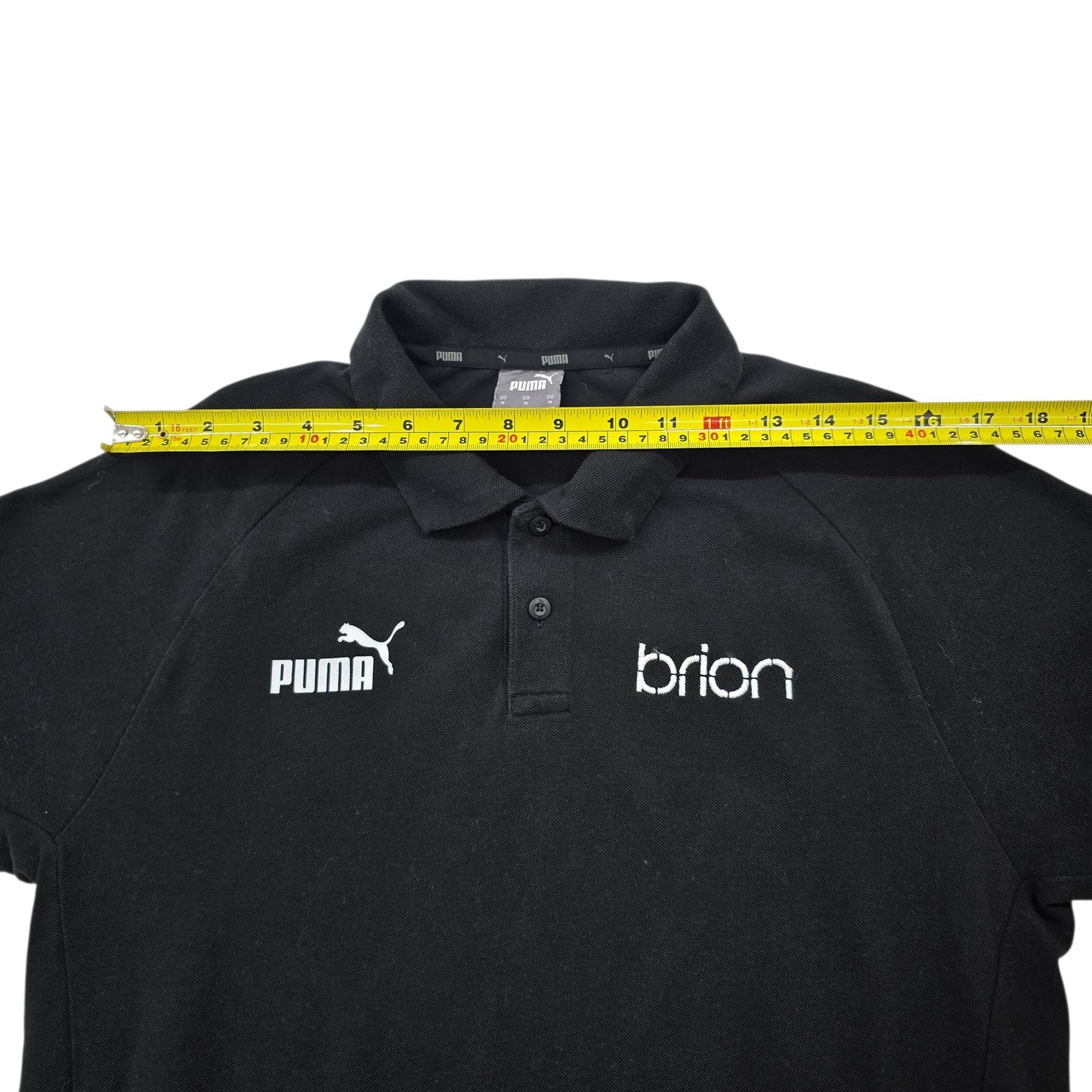 Puma Men Black Polo Shirt size M product image 5