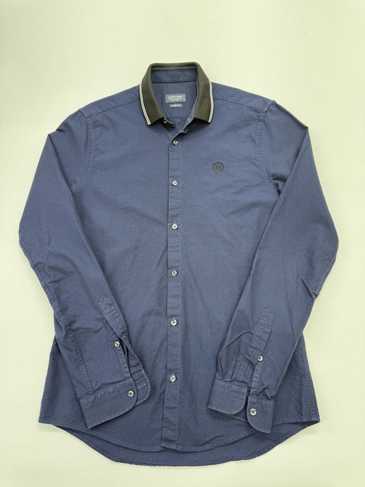 Zara Men Navy Shirt size M product image 1