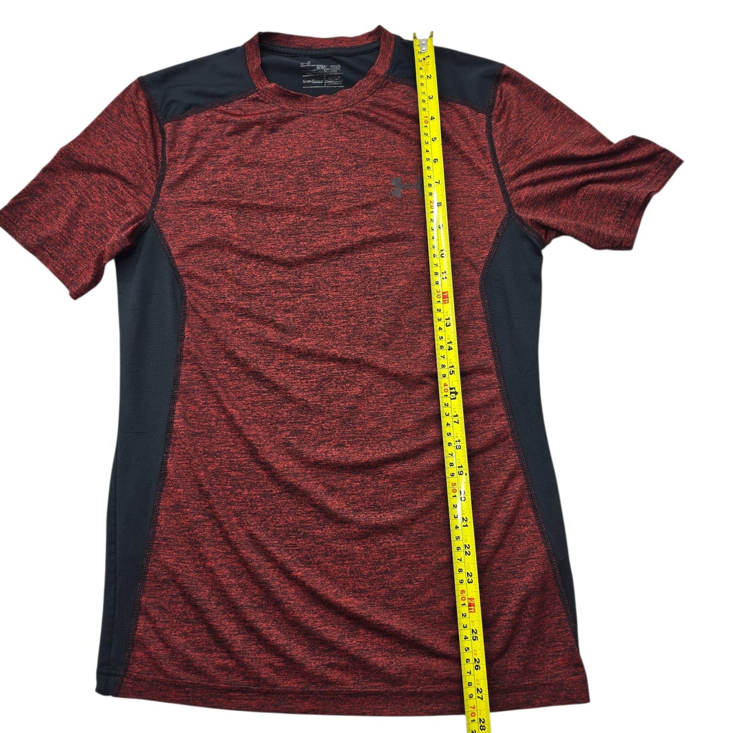 Under Armour Men's Red Black HeatGear Compression T-Shirt M