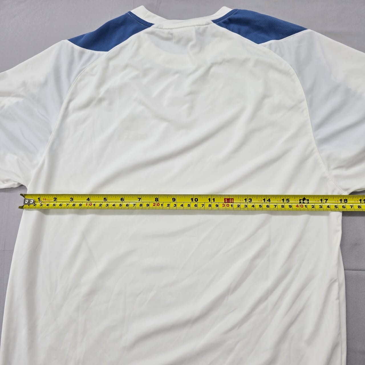 Adidas Men's White Striped Soccer Jersey XL Short Sleeve