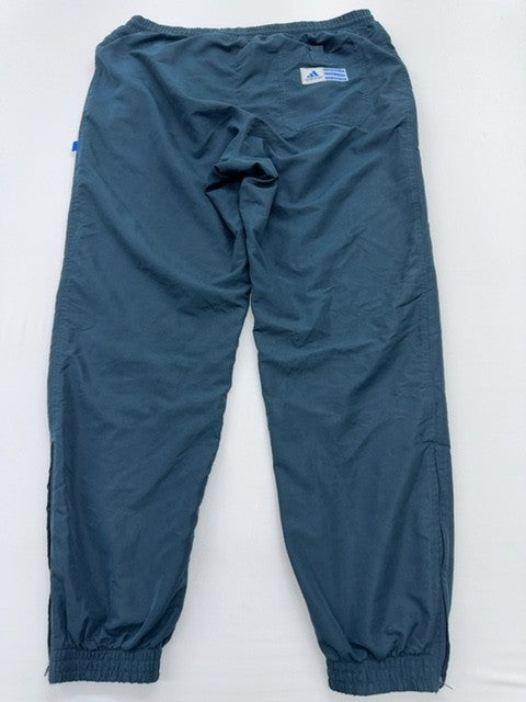 Adidas Unisex Kids Teal Jogger Pants Size 18.11 In Relaxed Elastic Waist