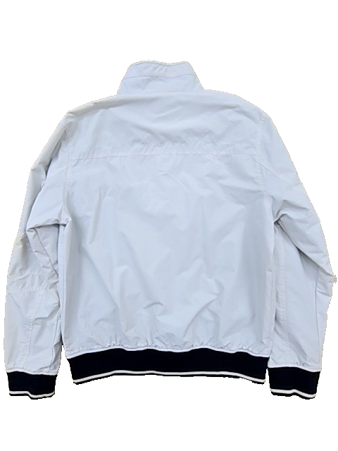 Tommy Hilfiger Women's White Windbreaker Jacket XL US Zip