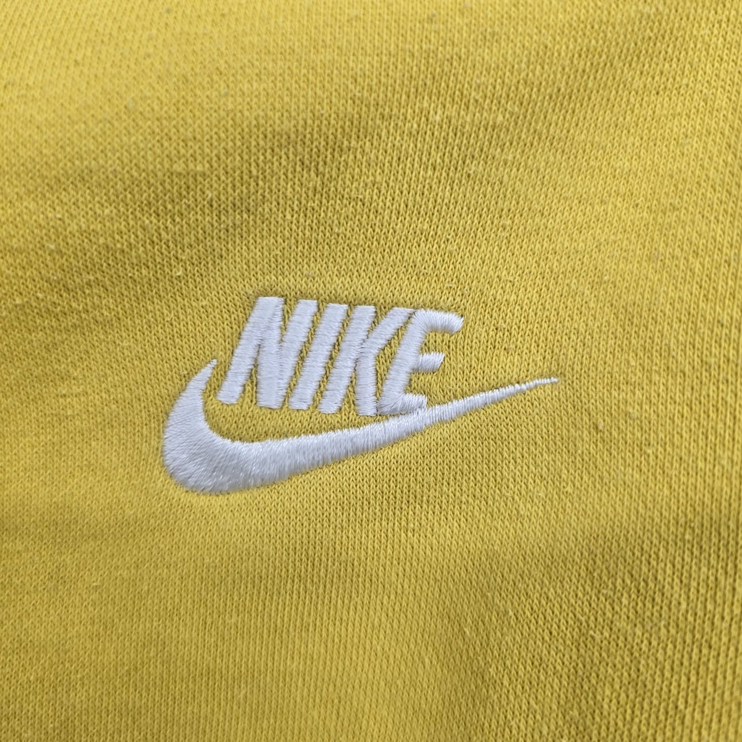 Nike Men's Yellow Pullover Hoodie XXL Cotton/Poly Blend