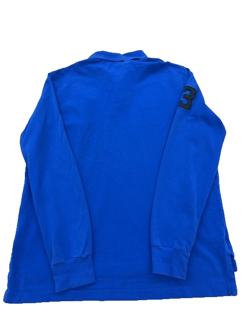 Polo Ralph Lauren Men's Blue Long Sleeve Polo L Custom Fit