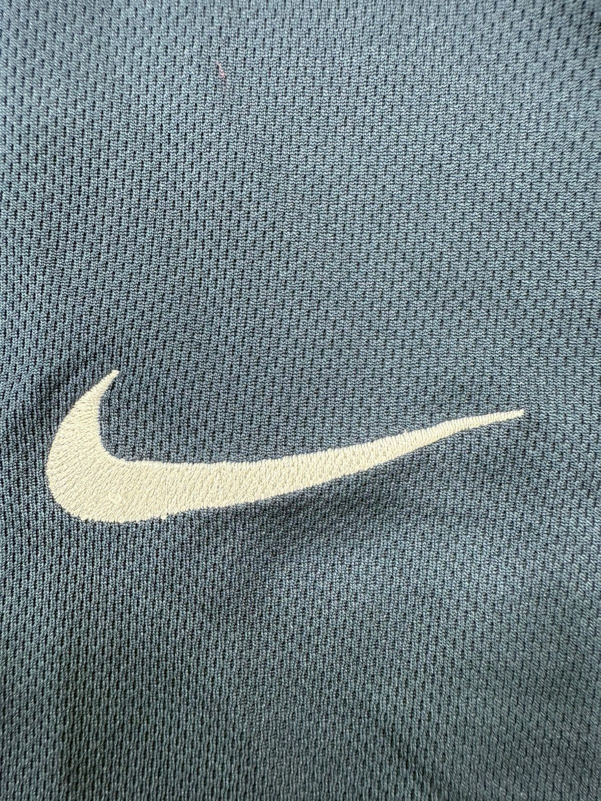 Nike Men's Navy Dri-FIT Football Jersey XXL Striped Short Sleeve