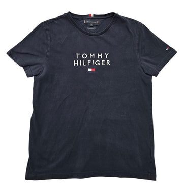 Tommy Hilfiger Men's Navy Organic Cotton Crew Neck T-Shirt M
