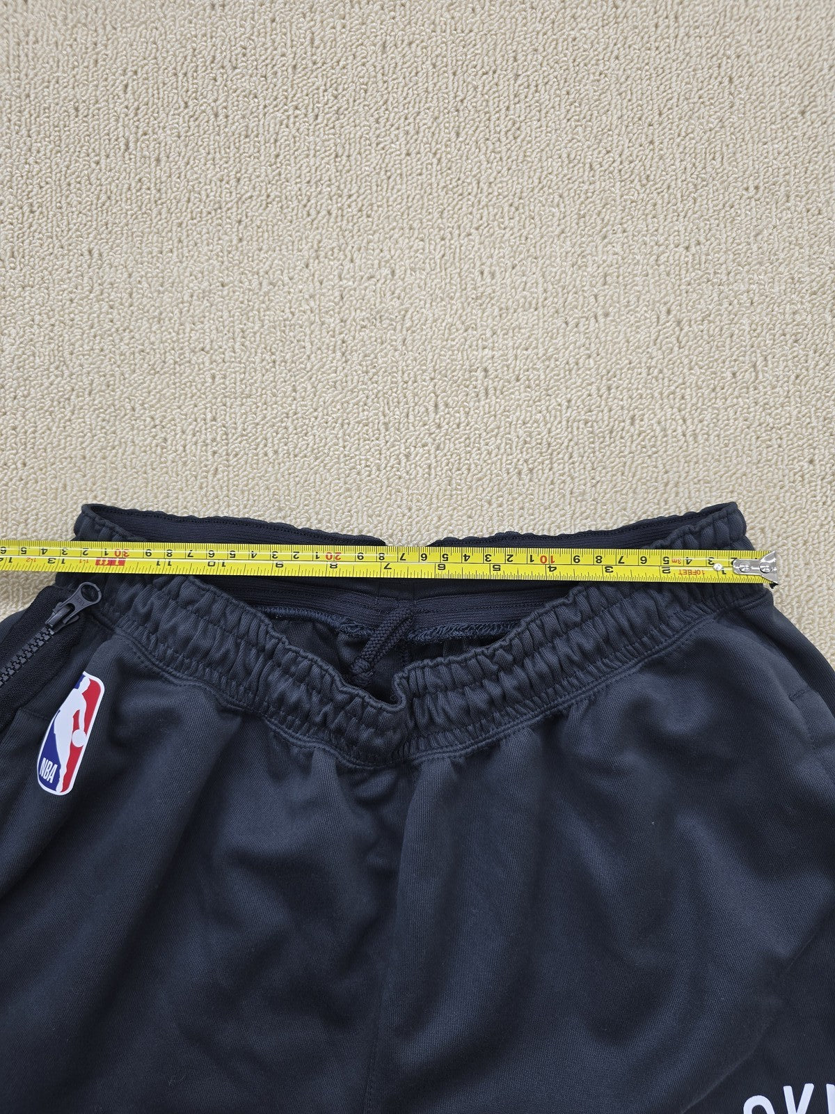 Nike Men's L Tapered Jogger Sweatpants Black Dri-FIT Drawstring