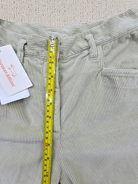 Harmont & Blaine Men's Tapered Corduroy Pants Size 40 Sage